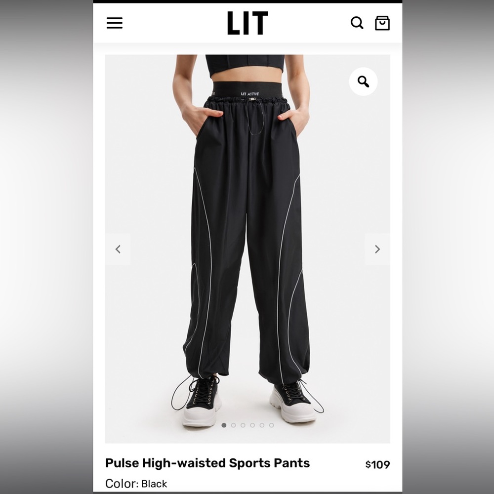 LIT Active Pulse High-Waisted Pants-xs